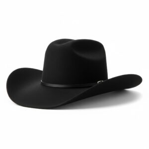 Sombrero de vaquero negro